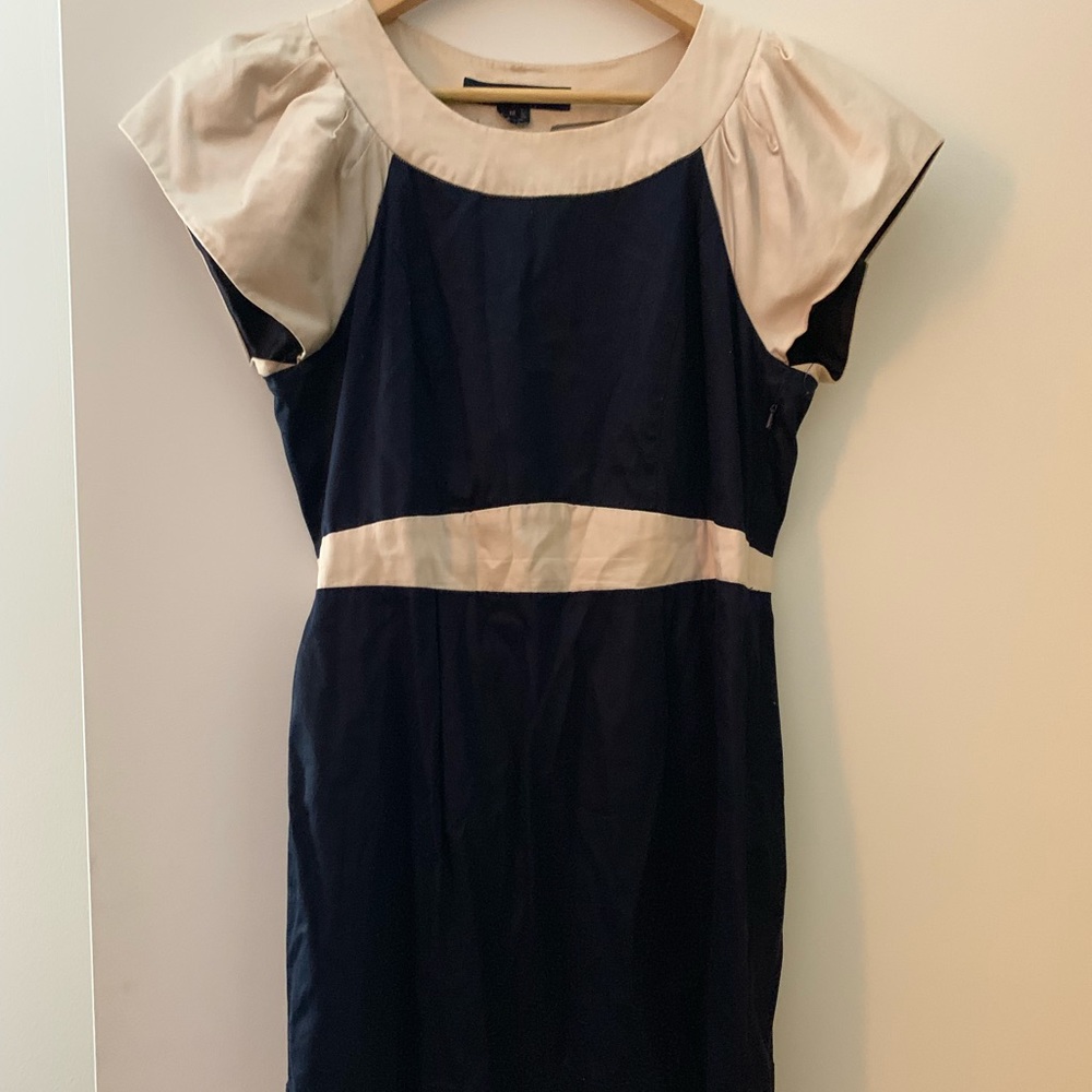 French connection dress w/ open back detail